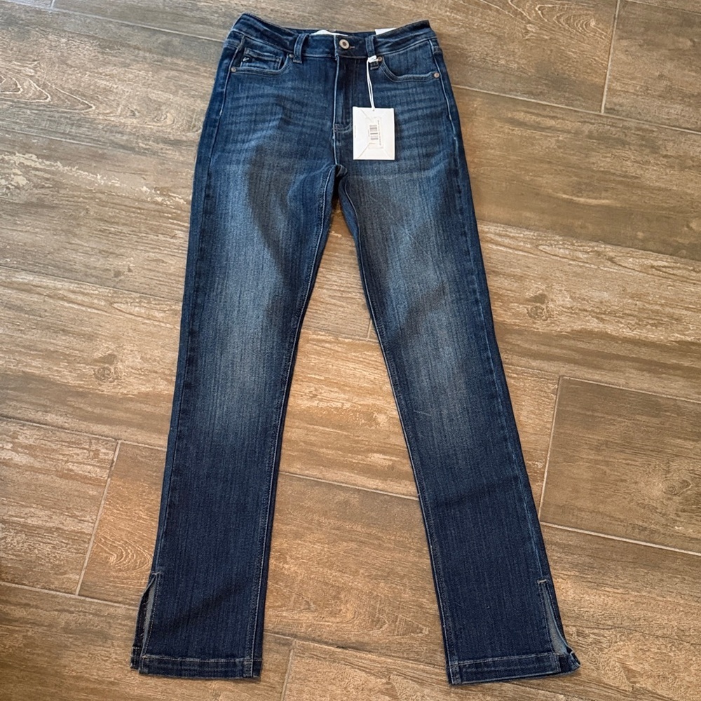 KanCan Dark Wash Straight-Leg Jeans